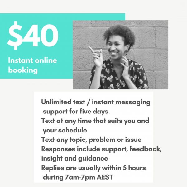 What is online therapy text